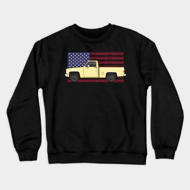 Yellow 81-87 SquareBody Crewneck Sweatshirt by JRCustoms44